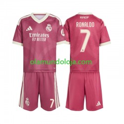 Camisola Real Madrid Cristiano Ronaldo 7 Criança Equipamento Terceiro 2026-2027 Manga Curta